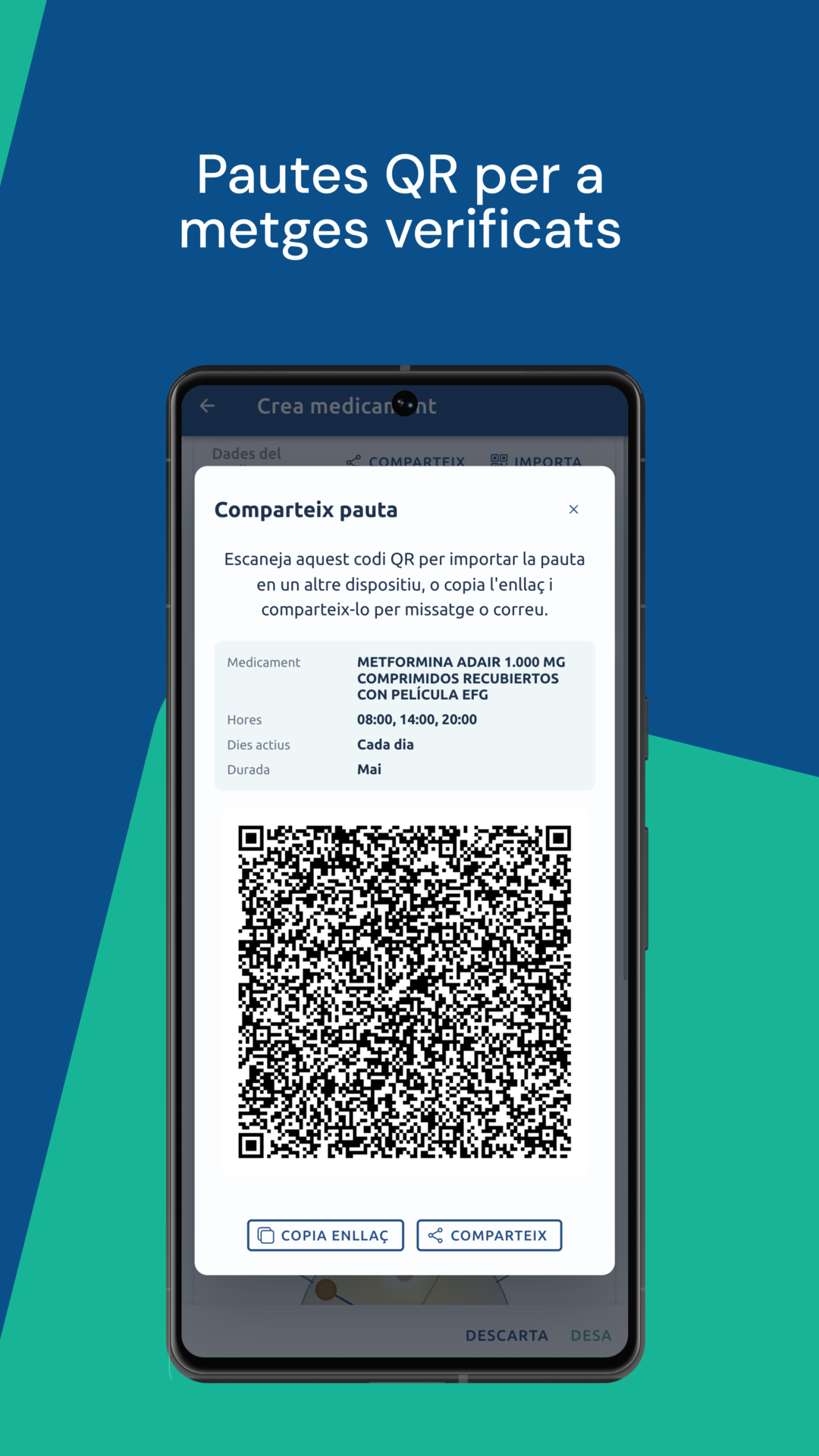Pauta compartida amb codi QR